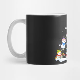 Funny Snowman Christmas Tree T-Shirt Ornament Deco Mug